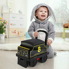 Load image into Gallery viewer, Temi Train Carriage Electric Ride On Train Accessory Early Educational Interactive Toy Scoot and Ride Push Walker w/ Train Sounds, Animal Sounds, Stories and Musics Gift for Kids Boys Girls Toddlers