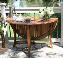 Load image into Gallery viewer, Eucalyptus 43 Inch Round Folding Deck Table