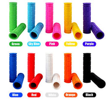 Load image into Gallery viewer, U-JOY Bike Handlebar Grips for Kids Girls Boys, Non-Slip Rubber Mushroom Bicycle Grips for Scooter Cruiser Seadoo Tricycle Wheel Chair Mountain Road Urban Foldable Bike MTB BMX (Black)