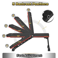 Load image into Gallery viewer, BangTong&Li Adjustable Bench,Utility Weight Bench for Full Body Workout- Multi-Purpose Foldable
