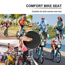 Load image into Gallery viewer, OXYVAN Bike Seat Most Comfortable Universal Replacement Bicycle Seat Cushion Dual Shock Absorbing Ball Wide Bicycle Saddle for Men Women, Black