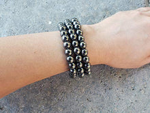 Load image into Gallery viewer, Bliss Creation Stone Bracelet Unisex Gemstone Bracelets 7",Handmade Bead Bracelet 8mm Gemstone Round Beads.… (Hemetite)