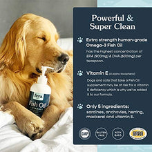 Load image into Gallery viewer, Fish Oil with Vitamin E, Cat and Dog Vitamin for Improved Pet Wellbeing, Joint Health Supplement with Fish Oils, Omega Fatty Acid Supplement, 16 oz. (473 mL) – Fera Pet