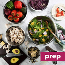 Load image into Gallery viewer, Stainless Steel Mixing Bowls (Set of 5) Stainless Steel Mixing Bowl Set - Easy To Clean, Nesting Bowls for Space Saving Storage, Great for Cooking, Baking, Prepping