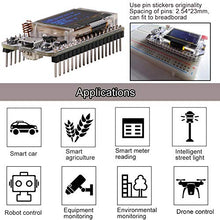 Load image into Gallery viewer, MakerFocus ESP32 LoRa 32 (V2), ESP32 Development Board W I F I Bluet ooth LoRa Dual Core 240MHz CP2102 with 0.96inch OLED Display Included 868/915MHZ Antenna for Smart Cities, Smart Farms, Smart Home