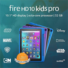 Load image into Gallery viewer, Fire HD 10 Kids Pro tablet, 10.1", 1080p Full HD, ages 6–12, 32 GB, (2021 release), named"Best Tablet for Big Kids" by Good Housekeeping, Doodle