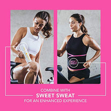 Load image into Gallery viewer, Sweet Sweat Waist Trimmer - Black/Pink (Medium) | Premium Waist Trainer Sauna Belt for Men & Women