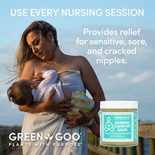 Load image into Gallery viewer, Green Goo Breastfeeding Essentials Nursing Cream, Lanolin Free Nipple Cream for Breastfeeding (4 Ounce Jar)
