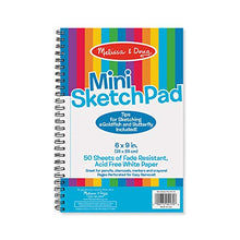Load image into Gallery viewer, Melissa & Doug Mini Sketch Pad of Paper (6 x 9 inches) - 50 Sheets, 3-Pack