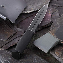Load image into Gallery viewer, Tactical Knife - Serrated Blade Survival Knifes for Men - Fixed Blade Hunting Camping Hiking Knofe -Bundle with-Multitool 12in1 with Survival E-Book - Multitools with Pliers Knife Awl Saw Screwdriver