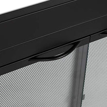 Load image into Gallery viewer, Pleasant Hearth AN-1010 Alpine Fireplace Glass Door, Black, Small