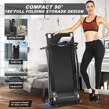 Load image into Gallery viewer, ANCHEER Treadmills for Home, Folding Treadmil with Large LCD Monitor Walking Running Machine Equipment for Home Gym