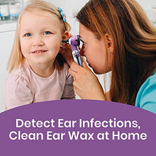Load image into Gallery viewer, Zyrev ZetaLife Otoscope with Light, Set of Ear Infection Detector with 10 Disposable Ear Otoscope Tips Plus Another 1 Pack of 50 Disposable Specula Tips, Purple