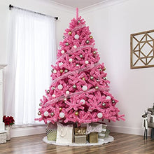Load image into Gallery viewer, Best Choice Products 6ft Artificial Christmas Full Fir Tree Seasonal Holiday Decoration w/ 1,477 Branch Tips, Foldable Stand, Pink