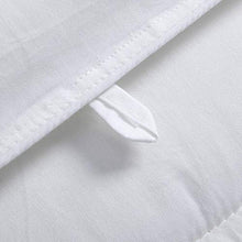 Load image into Gallery viewer, HODOMG Goose Down Alternative Comforter - All Season Full Comforter Duvet Insert with Corner Tabs - Hypoallergenic - Ultra - Breathable - Soft Plush Fabric, Quilted White Comforter