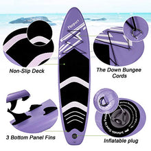 Load image into Gallery viewer, FBSPORT 10'6'' Premium Inflatable Stand Up Paddle Board, Yoga Board with Durable SUP Accessories & Carry Bag | Wide Stance, Surf Control, Non-Slip Deck, Leash, Paddle and Pump for Youth & Adult