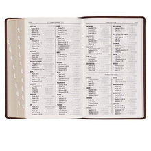 Load image into Gallery viewer, KJV Holy Bible, Giant Print Standard Size Faux Leather Red Letter Edition - Ribbon Marker, King James Version, Medium Brown