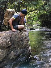 Load image into Gallery viewer, EHS Personal Filtration System to Purify Clean Water to Drink, for Camps, Backpacks, Emergencies, Traveling, Outdoors, Hydration Solutions, Family 4 Pack, Includes 24 Inch Tubing