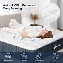 Load image into Gallery viewer, Queen Mattress,Avenco Queen Size Mattress,10 Inch Hybrid Queen Mattress in a Box,Innerspring and Comfortable Foam,Back Pain Relief, CertiPUR-US, 10 Years Support