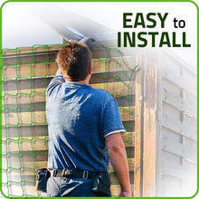 Load image into Gallery viewer, De-Bird: Trellis Netting for Climbing Garden Plants, Grow Garden Flowers, Green Pea and Vine Plants