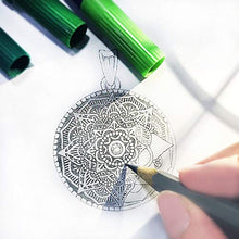 Load image into Gallery viewer, Friggem Sterling Silver Mandala Necklace,Flower of Life Pendant Necklace for Teen Girls Gift for Women,3D Blooming Black Mandala Pendant Chain 18",Vintage Viking Necklace Jewelry with Fine Gift Box