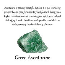 Load image into Gallery viewer, Jovivi 6mm Natural Green Aventurine Crystal Pendulum Necklace Lava Rock Labradorite Healing Chakra Triangle Pendulum Crystal w/Moon 25inches Adjustable