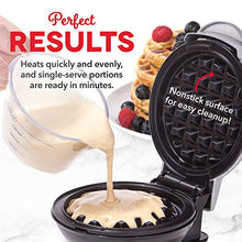 Load image into Gallery viewer, Dash Mini Maker: The Mini Waffle Maker Machine for Individual Waffles, Paninis, Hash browns, & other on the go Breakfast, Lunch, or Snacks - Silver