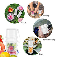 Load image into Gallery viewer, Aifeel Portable Blender,Professional Foldable Blender for Outdoor Sports Travel,12.5oz Personal Size Blender for Shakes and Smoothies,Mini Juicer Cup with 2000mA USB Rechargeable Battery, BPA Free