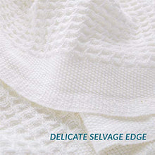 Load image into Gallery viewer, Bedsure 100% Cotton Thermal Blanket - 405GSM Premium Breathable Blanket in Waffle Weave for Home Decoration - Perfect for Layering Any Bed for All-Season - Full/Queen Size (90 x 90 inches), White