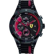 Load image into Gallery viewer, Ferrari Men's 0830260 REDREV EVO Analog Display Quartz Black Watch