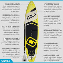 Load image into Gallery viewer, GILI Adventure Inflatable Stand Up Paddle Board: Lightweight, Durable Touring SUP: Wide & Stable Stance 11' x 32" x 6" Thick (Yellow)
