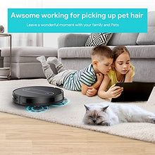 Load image into Gallery viewer, Robot Vacuum,Deenkee DK600MAX Robot Vacuum Cleaner 3-IN-1 Upgraded 2000PA Auto Robotic Vacuum,120Min Runtime 6 Cleaning Mode Robot Vacuum for Pet Hair,Hard Floor&Carpet(2.75"Thin,Self-Charging,Quiet)