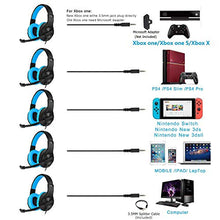 Load image into Gallery viewer, Gaming Headset for Xbox One, PS4, Nintendo Switch, DIWUER Bass Surround and Noise Cancelling 3.5mm Over Ear Headphones with Mic for Laptop PC Smartphones