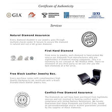 Load image into Gallery viewer, Diamond Pendants 1/2 cttw Certified Natural Diamond & Amethyst Halo Necklace Pendant in 14 K Solid Gold Trending Designs (IJ color, SI clarity)