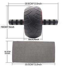 Load image into Gallery viewer, shine future Ab Roller Wheel, 8 Pcs Ab Wheel Roller Kit Include Resistance Bands, Knee Mat, Jump Rope, Push-Up Bar, Core Strength & Abdominal Trainers Exercise Workout Equipment Perfect for Home Gym