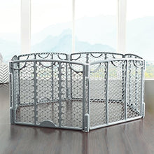 Load image into Gallery viewer, Evenflo Versatile Play Space, Indoor & Outdoor Play Space, Easy & Quick Assembly, Portable, 18.5 Square Feet of Enclosed Space, Durable Construction, For Children 6 to 24 Months, Cool Gray