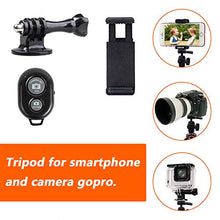 Load image into Gallery viewer, Phone Tripod, Linkcool Octopus Phone Tripod Portable and Adjustable Tripod Stand Holder with Universal Clip and Bluetooth Remote Compatible with Most Smartphones, GoPros, and Digital Cameras