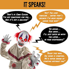 Load image into Gallery viewer, Best Choice Products Scary Harry The Motion Activated Animatronic Killer Clown, Halloween Prop w/Pre-Recorded Lines, Red Light Up Eyes, Moving Arms & Head