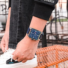 Load image into Gallery viewer, MEGIR Luminous Men's Chronograph Wrist Watches with Leather Strap Fashion Analog Business Military Quartz Watch for Men