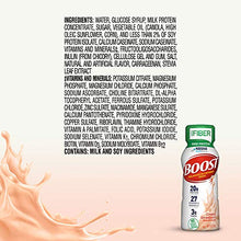 Load image into Gallery viewer, BOOST High Protein with Fiber Complete Nutritional Drink, Creamy Strawberry, 8 fl oz Bottle, 24 Pack