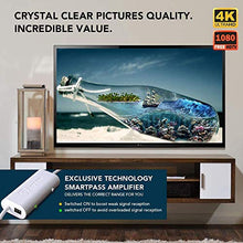 Load image into Gallery viewer, Outdoor TV Antenna -Antop Omni-Directional 360 Degree Reception Antenna Outdoor, Attic,RV Used, 65 Miles Range Amplifier Booster 4G LTE Filter, Waterproof, Anti-UV Easy Install (PL-4348226423)