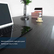Load image into Gallery viewer, Foxemart Computer Desk 47” Modern Sturdy Office Desk PC Laptop Notebook Study Writing Table for Home Office Workstation, Black