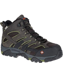 Load image into Gallery viewer, Merrell Men's Moab 2 Vent Mid Waterproof CT Work Boots, Pewter, 9 M