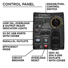 Load image into Gallery viewer, Westinghouse iGen2200 Portable Inverter Generator 1800 Rated & 2200 Peak Watts, Gas Powered, CARB Compliant