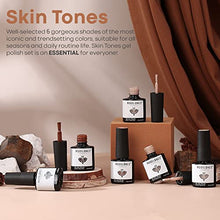 Load image into Gallery viewer, Modelones Gel Nail Polish Set - 6 Colors Nude Gel Polish Kit Skin Tones Neutral Popular Nail Polish Gel White Brown Gel Nail Kit Soak Off LED Nail Art French Manicure DIY Mothers Day Gifts for Women
