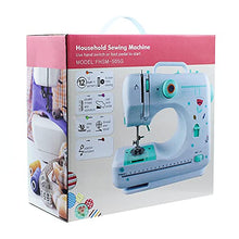 Load image into Gallery viewer, Portable Sewing Machine for Beginners, 12 Built-in Stitches Mini Embroidery Sewing Machine for Household Crafting & DIY
