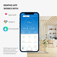Load image into Gallery viewer, RENPHO Body Fat Scale Smart BMI Scale Digital Bathroom Wireless Weight Scale, Body Composition Analyzer with Smartphone App sync with Bluetooth, 396 lbs - Black