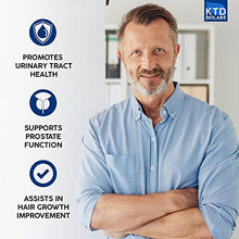 Load image into Gallery viewer, KTD BIOLABS Prostate Supplements for Men - Prostate Support Capsules - Pygeum and Saw Palmetto for Men - Maintains Healthy Urination and Bladder Control for Men - Made in USA - 90 Capsules