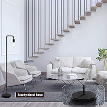 Load image into Gallery viewer, Industrial Floor Lamp - Floor Lamp with Eye Caring,LED Bulb Included, Led Floor Lamps for Bedroom, Floor Lamps for Living Room, in-Line On/Off Foot Switch,Matte Black