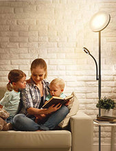 Load image into Gallery viewer, LED Floor Lamps - Standing Lamp with Flexible Gooseneck Reading Light, 2000 Lumens Full Range Dimmable with 3-Color Temperature for Living Room, Bedroom, Office